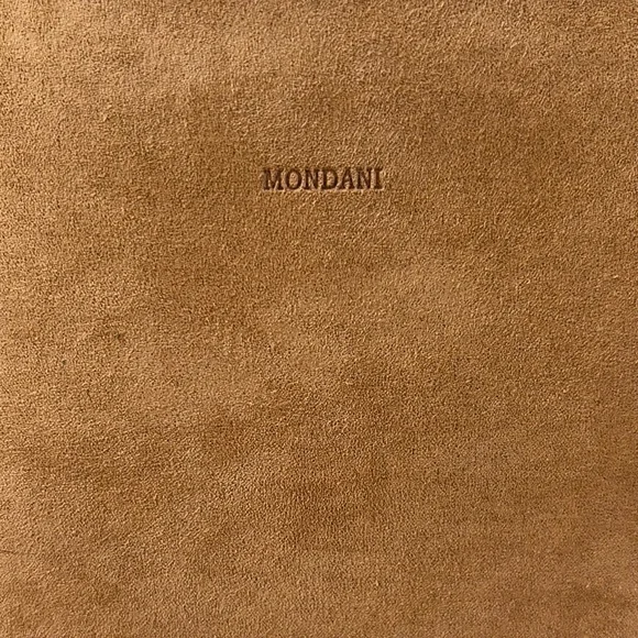 Mondani Vintage Brown Suede Shoulder Bag - Picture 2 of 7